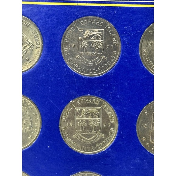 Shell Coat Of Arms Floral Emblems Of Canada Collector Set Of 13 Complete. - Picture 4 of 14